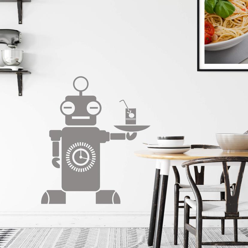 Robot James wallsticker