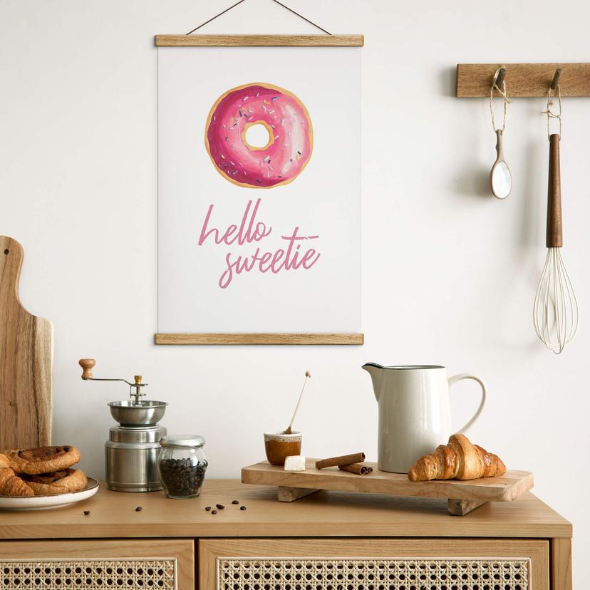 Poster tessile Donuts - Hello Sweetie