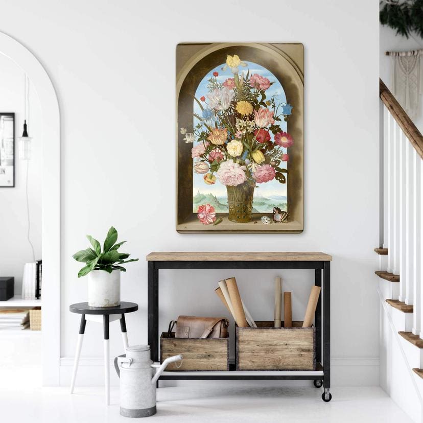 Stampa su vetro Bosschaert - Vaso di fiori