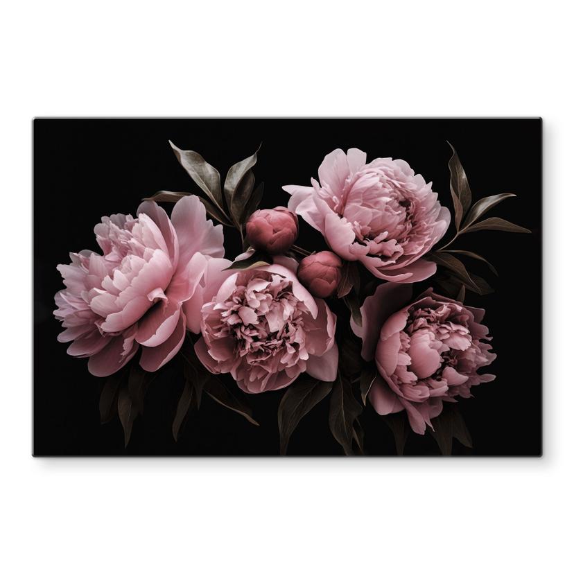 Pannello paraschizzi Peonia rosa - Haase