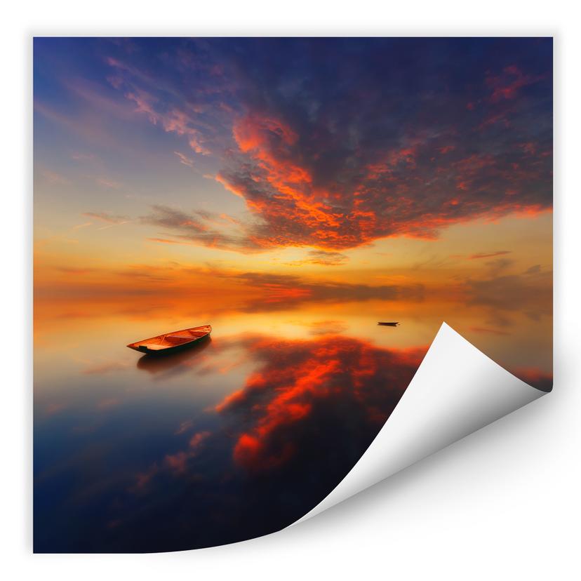 Zelfklevende Poster Krol - Beautiful Sunset