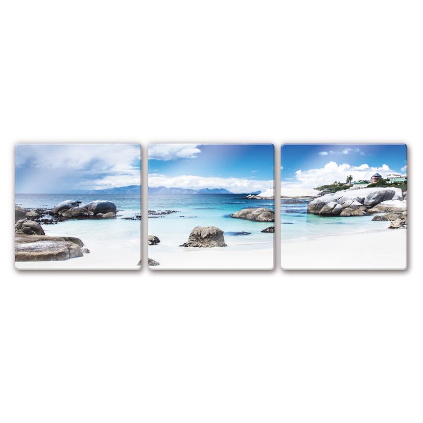 Tableau en verre - Western Cape (3 parties)