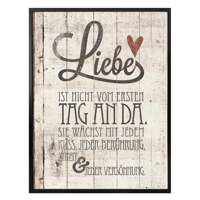 Poster Liebe ist nicht vom ersten Tag an da