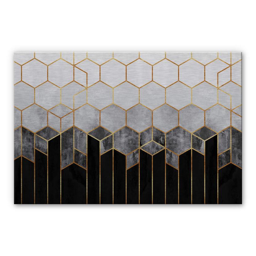 Tableau en alu-Dibond effet argenté - Fredriksson - Hexagone