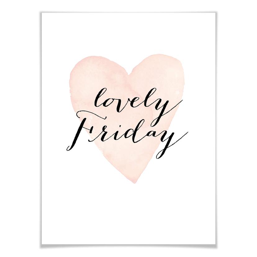 Poster Confetti & Cream - Lovely Friday