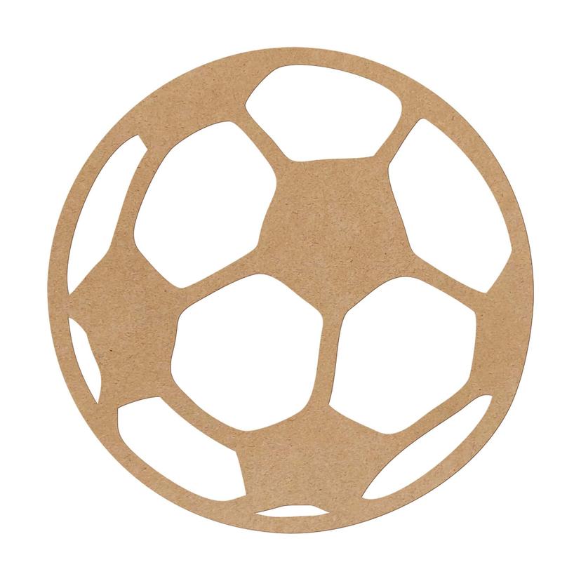 Décoration en bois MDF Football