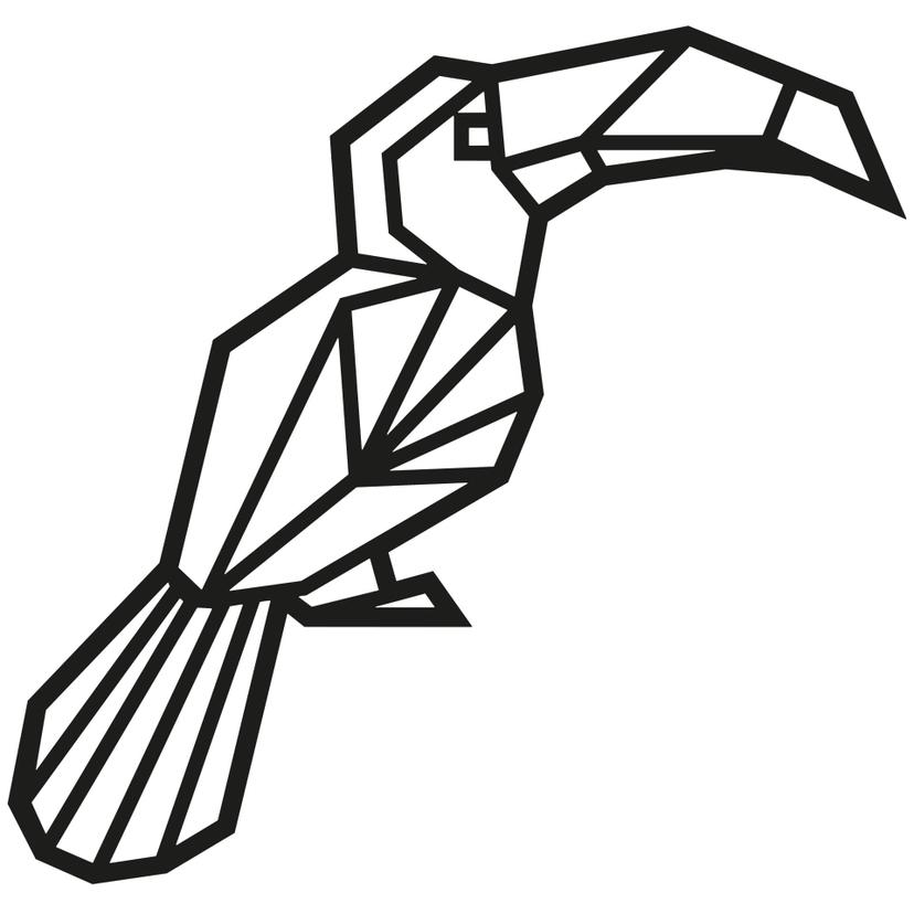 Adesivo origami - Tucano