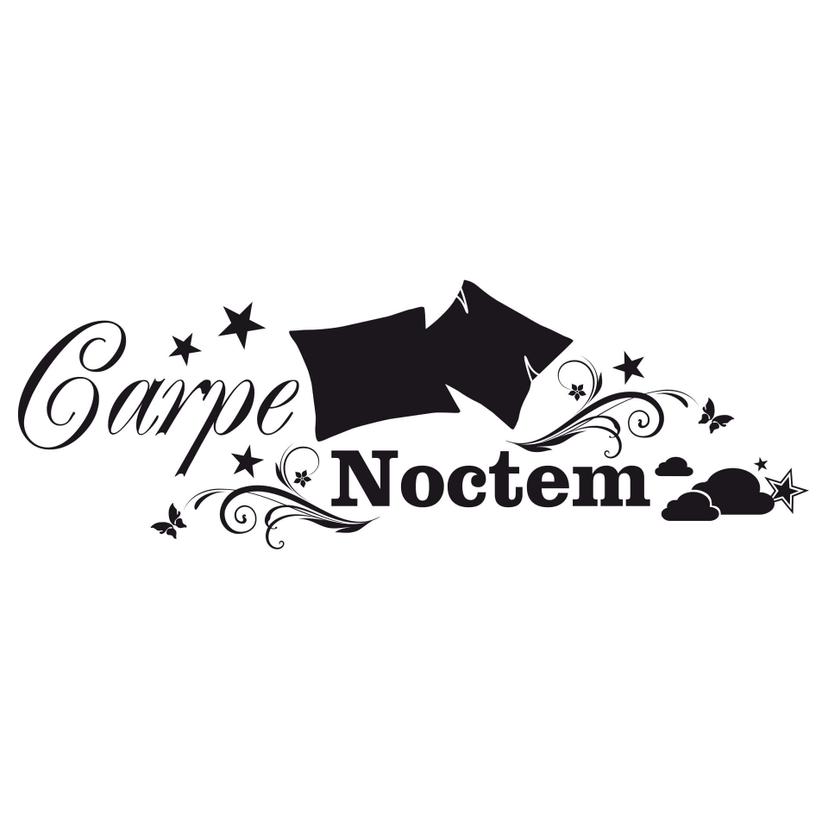 Adesivo murale - Carpe Noctem 2