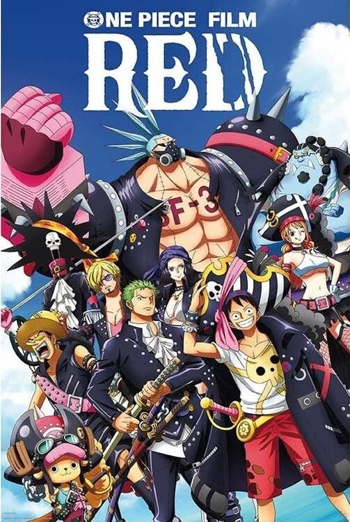 Poster, film poster One Piece: Red - Full Crew 61x91,5 cm