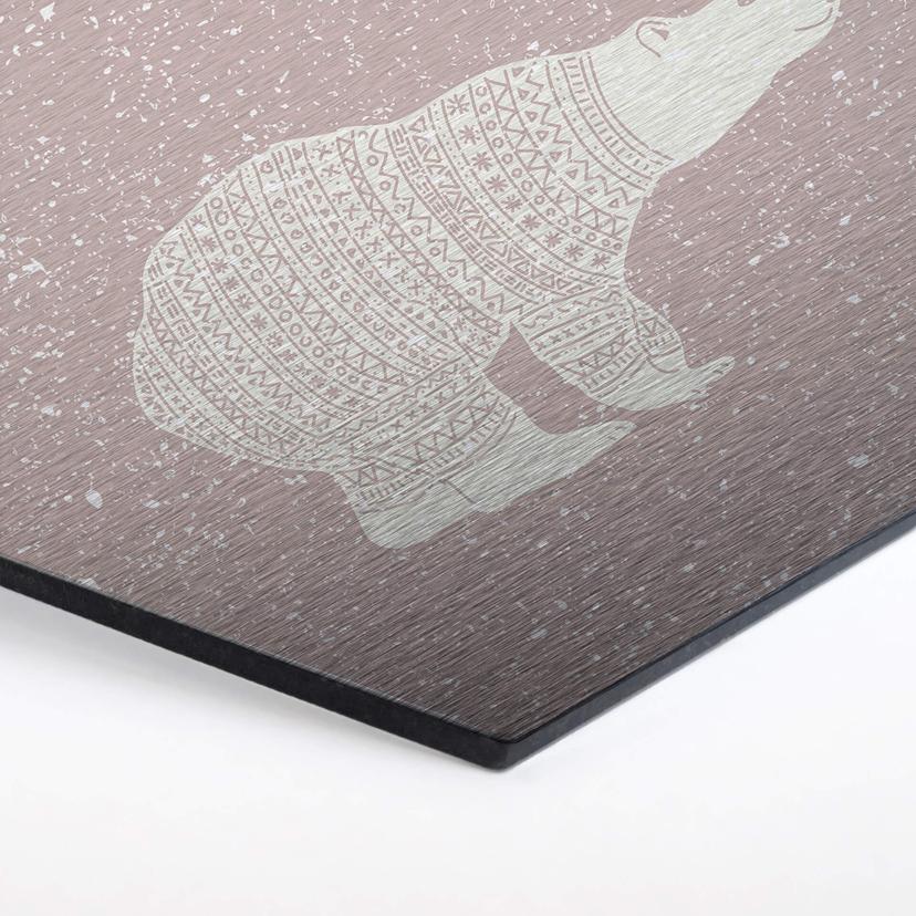 Esagoni Alu-dibond - Orso polare
