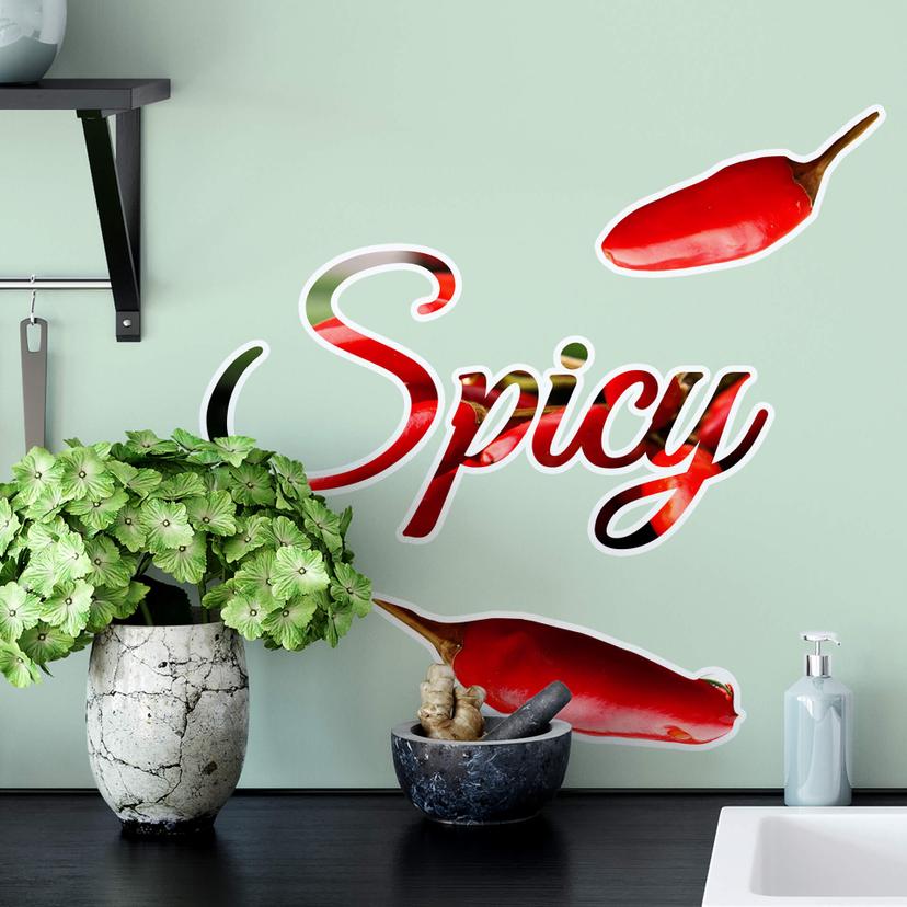 Wallsticker -  Spicy
