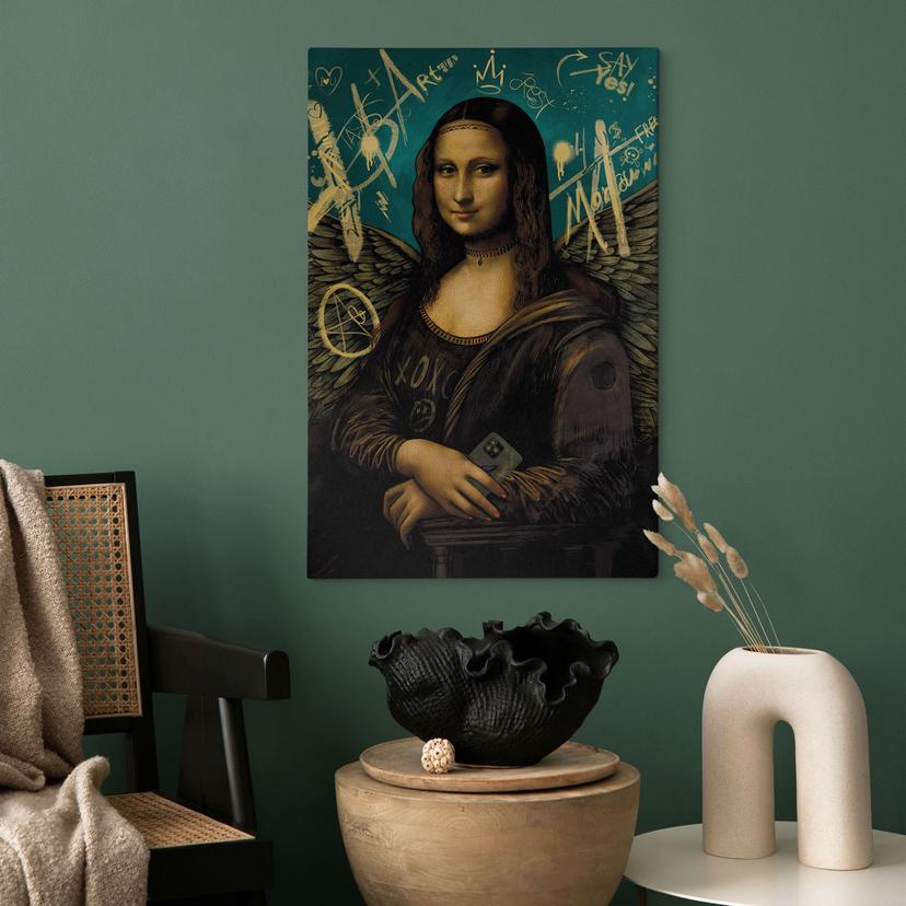 Stampa su tela Mona Lisa - modern
