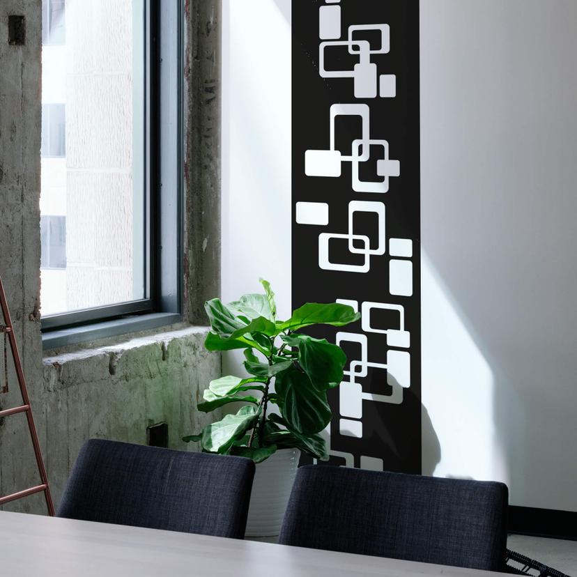 Sticker mural - Bordure Rétro Lounge