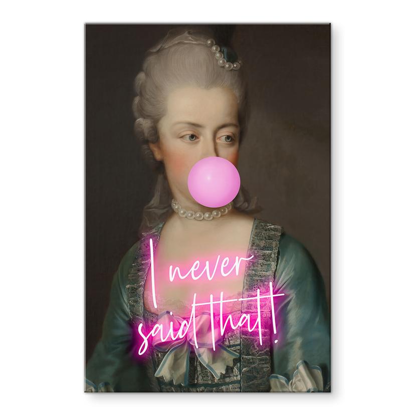 Akrylbillede Marie Antoinette: I never said that - Grace Digital Art