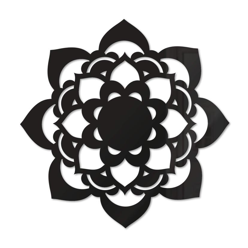 Decoro in acrilico - Mandala Lotus
