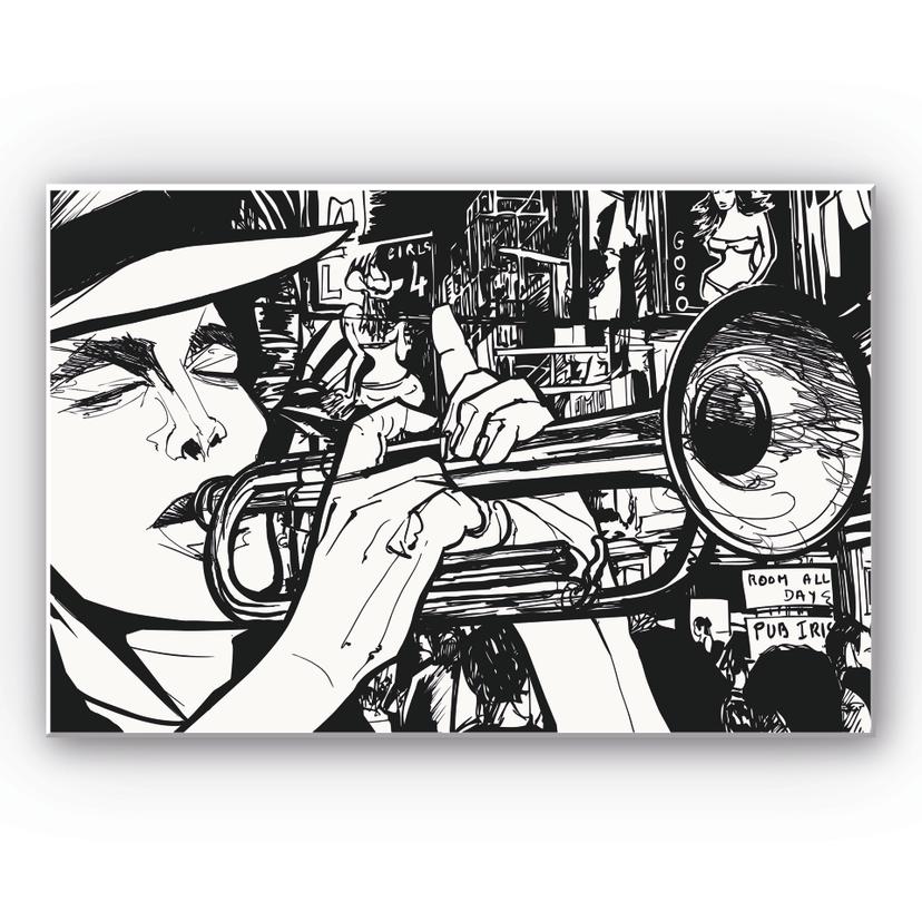 Tableau Forex - Sound of a Street Musician