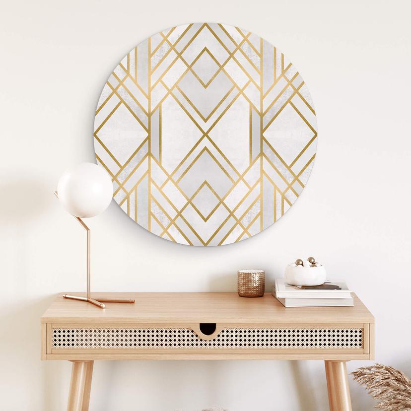 Stampa in Alu-Dibond Fredriksson - Art Deco: Geometrie