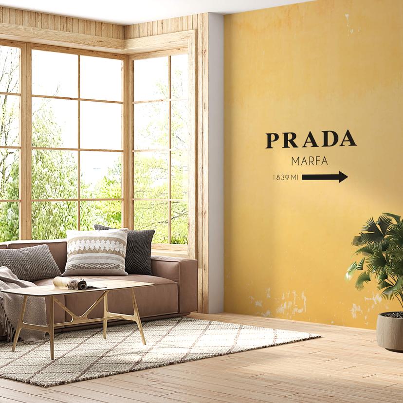 Muursticker Prada Marfa