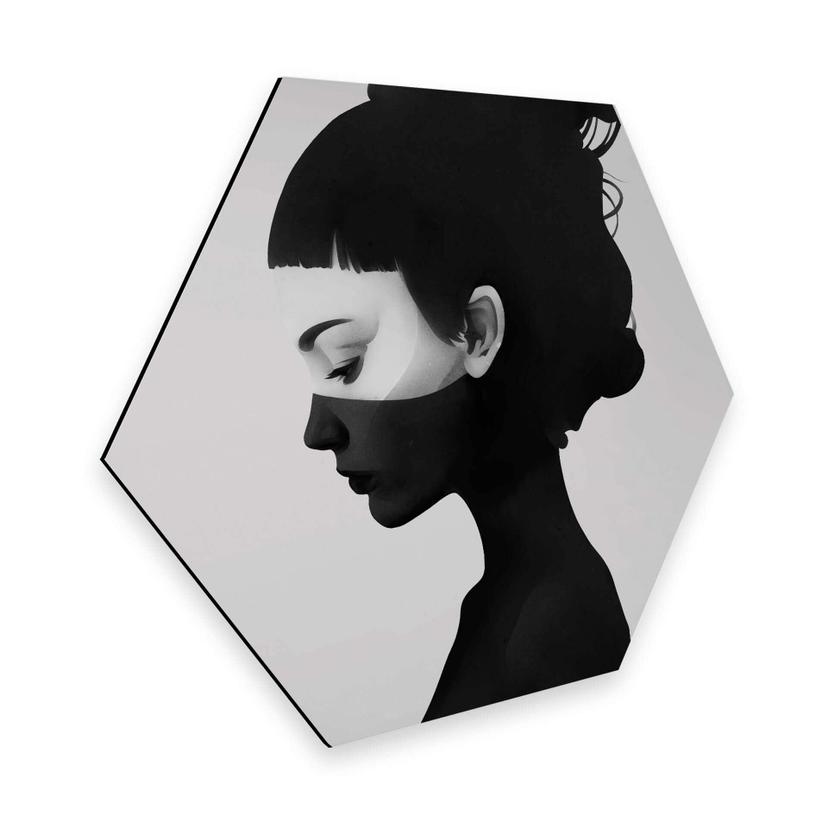 Hexagon Dibond Ireland - I am not here