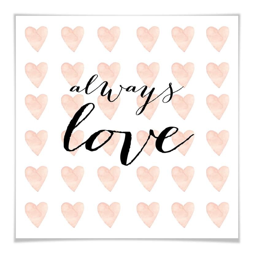 Póster Confetti & Cream - Always Love