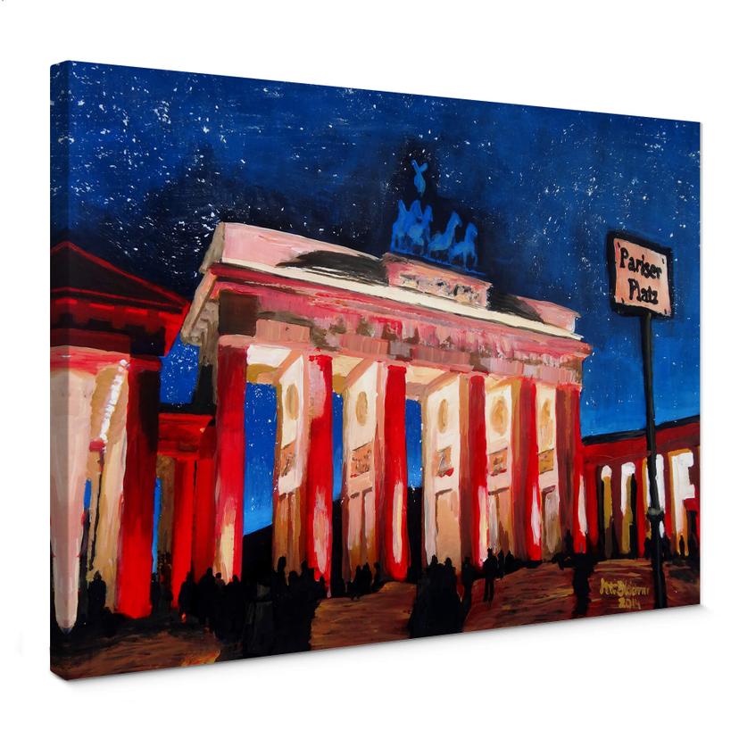 Lienzo Bleichner - Berlín bajo un cielo estrellado