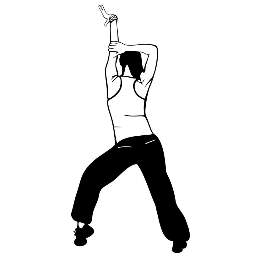 Sticker mural - Danseuse