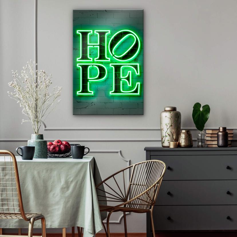 Stampa su vetro acrilico Mielu - Hope
