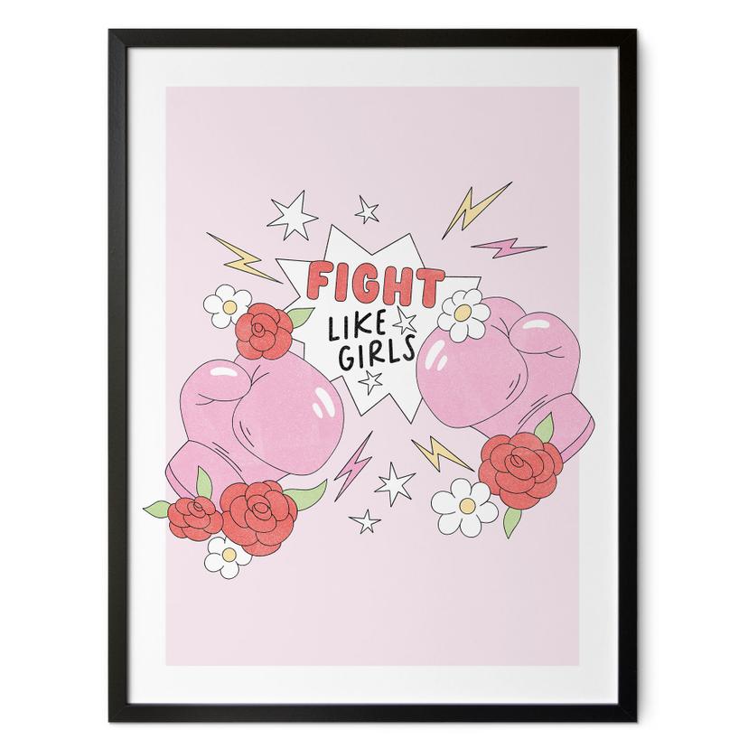 Plakat Kæmp som piger - Feministisk magt