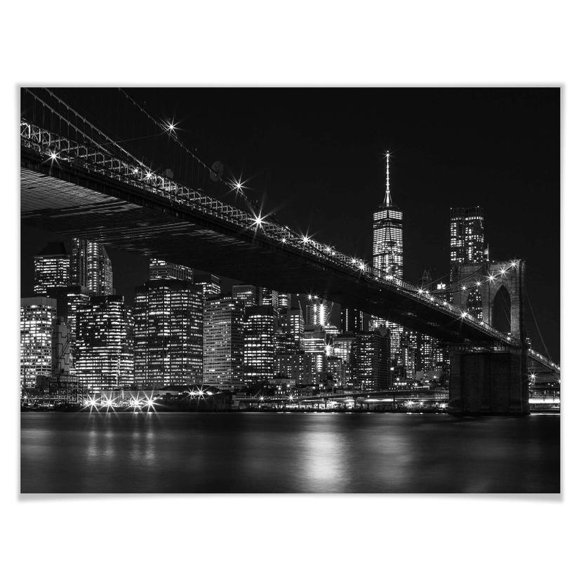Poster New York på natten