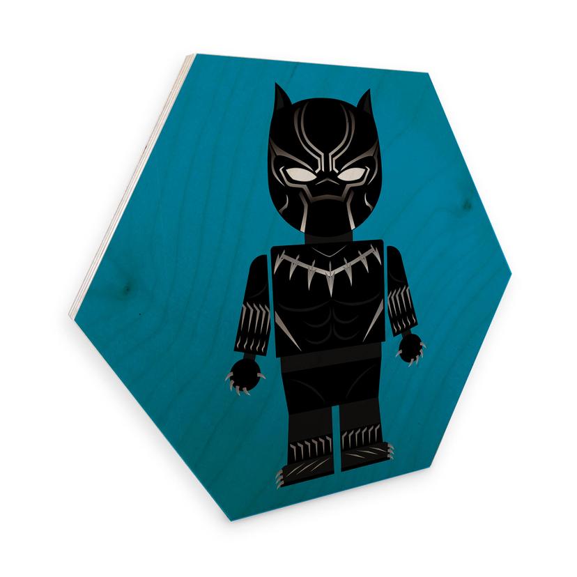 Hexagon - Birketræ - Gomes - Black Panther legetøj