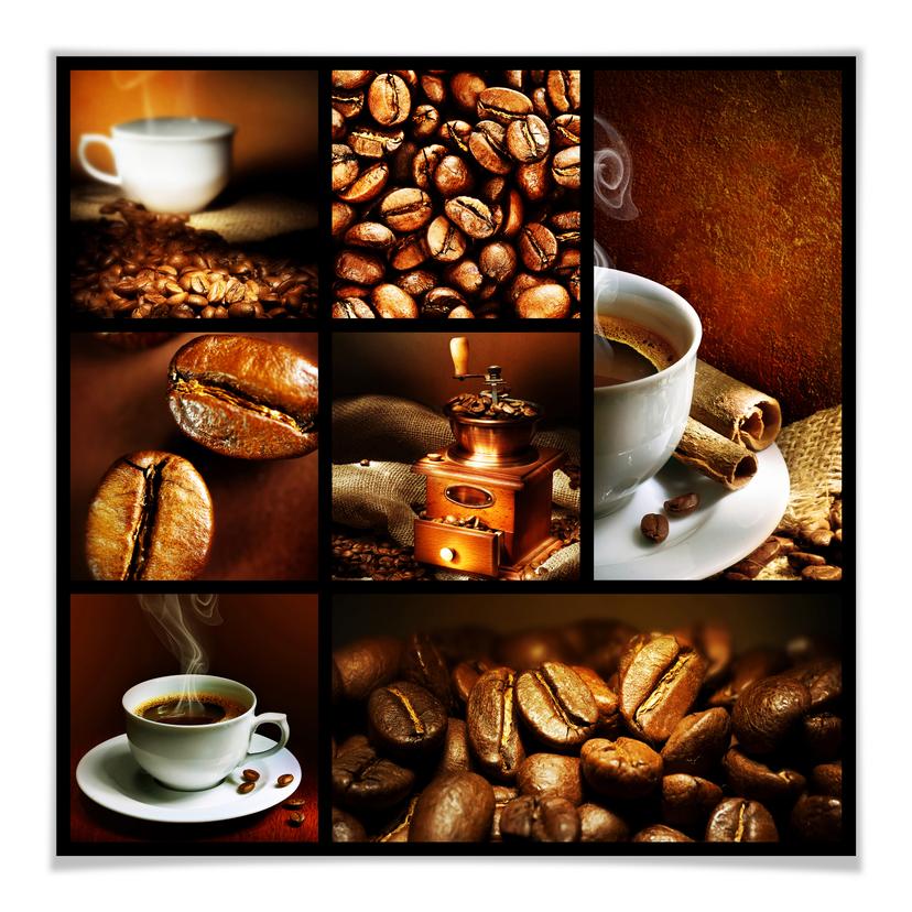 Póster Disfruta del café