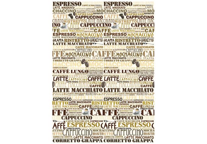 Carta da parati in carta Caffetteria