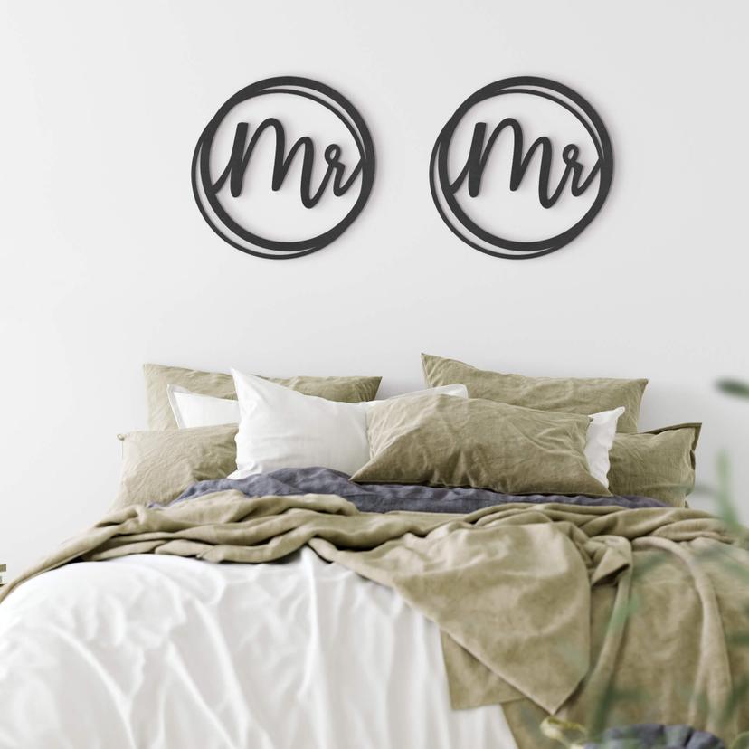 MDF letras boda Sr. y Sr