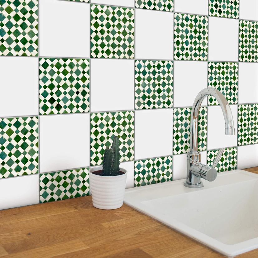Adesivi piastrelle Mosaico 02 - Set 12 pz.