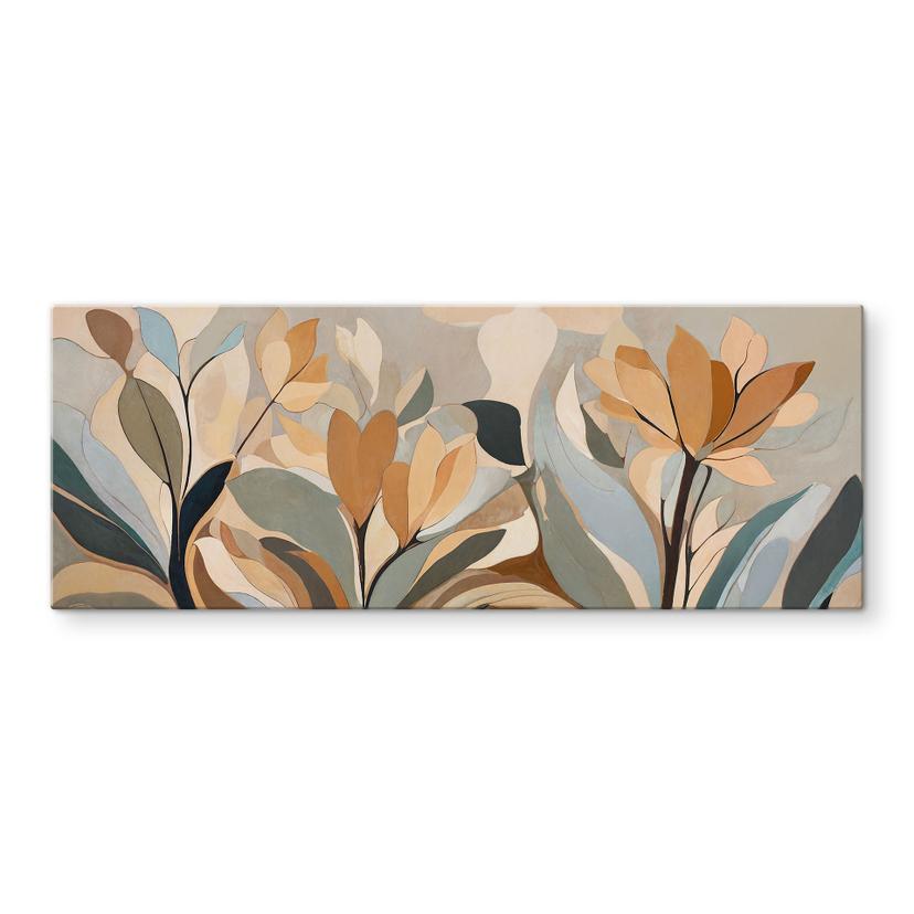 Spritzschutz Emil's Bloom - Abstrakte Blumen - Sir Edward x Grigory Gladarev - Panorama