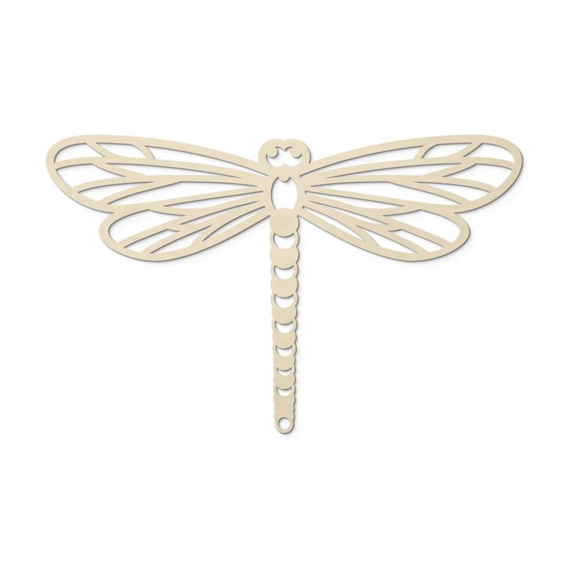 Decoro in legno origami - Libellula