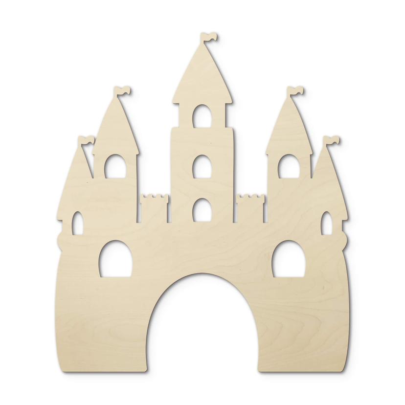 Decoro in legno - Castello