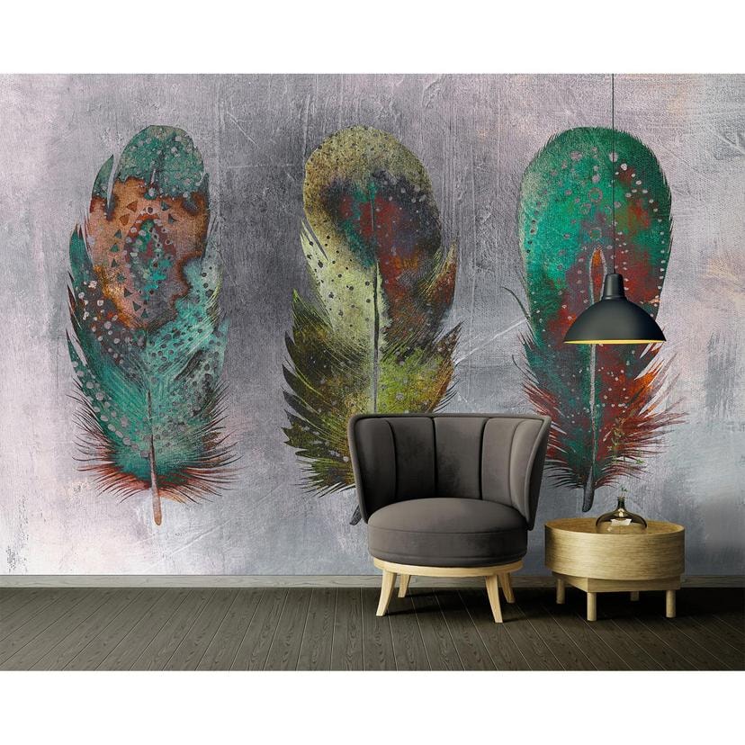 Architects Paper Papier peint photo Atelier 47 Motley Feather avec plumes