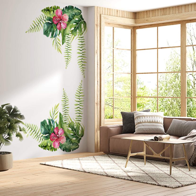 Sticker mural Kvilis - Ambiance tropicale