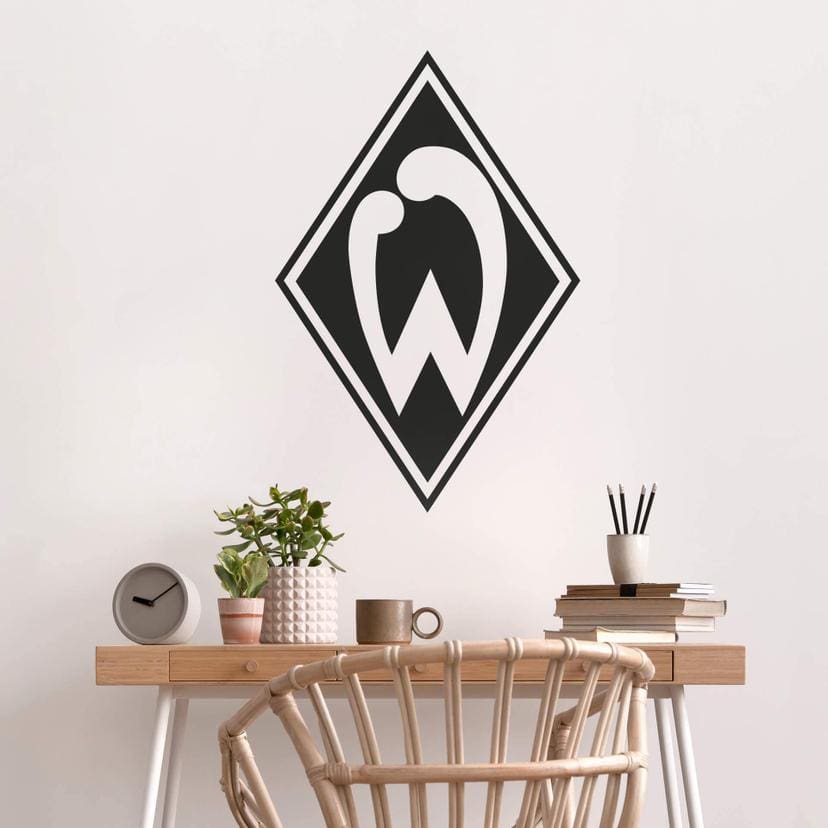 Wandtattoo Werder Bremen Logo einfarbig