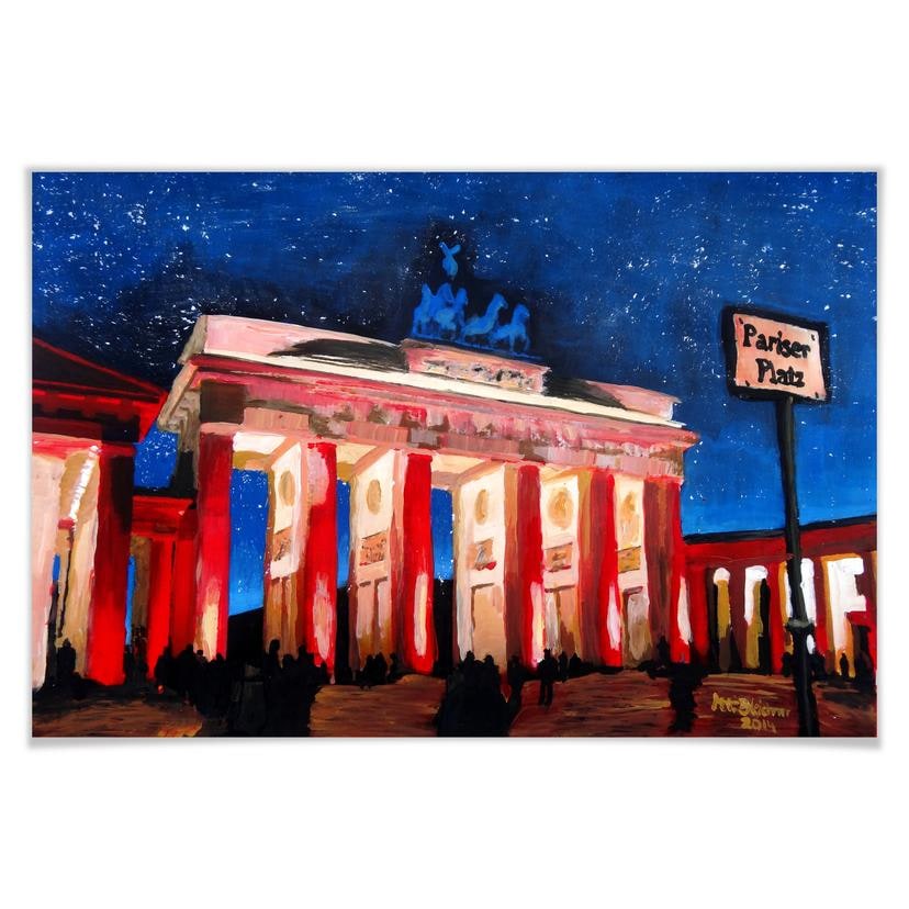 Poster - Bleichner - Berlin sous le ciel étoilé