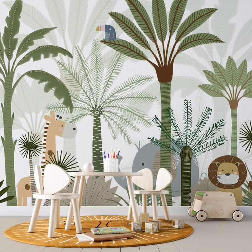 Fototapet Oliver Robins - Sweet Jungle Animals