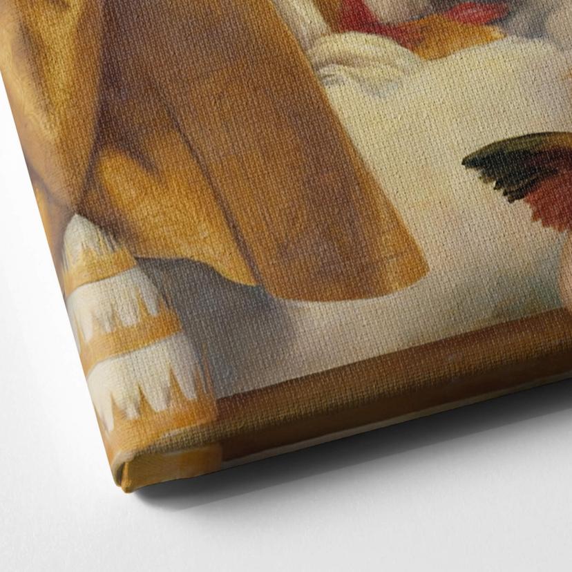 Stampa su tela Raffaello - La Madonna Sistina