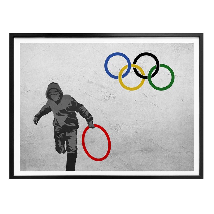 Póster Banksy - Olimpiadas