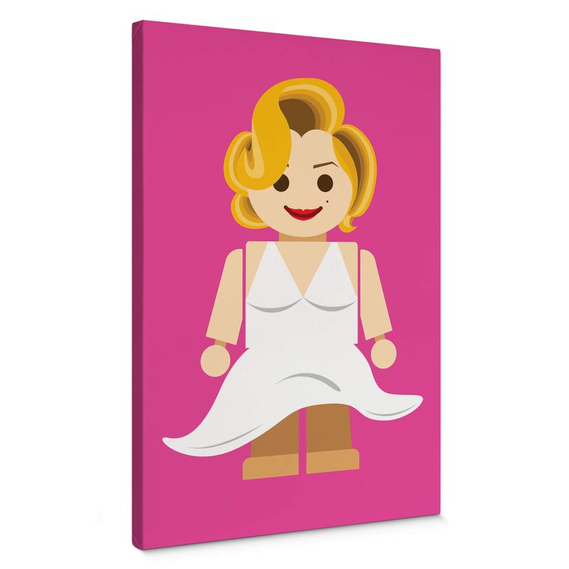Lienzo Gomes - Marilyn Monroe de juguete