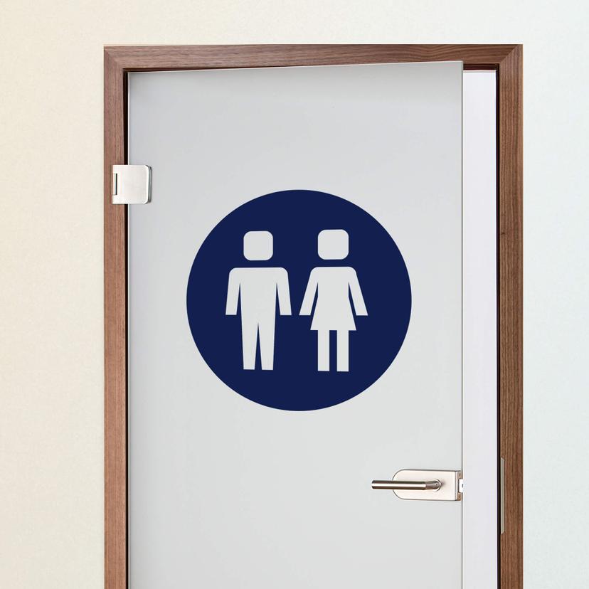 Muursticker Emoji WC