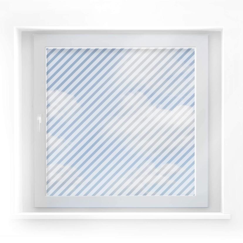 Matteret glas - Diagonale Linjer