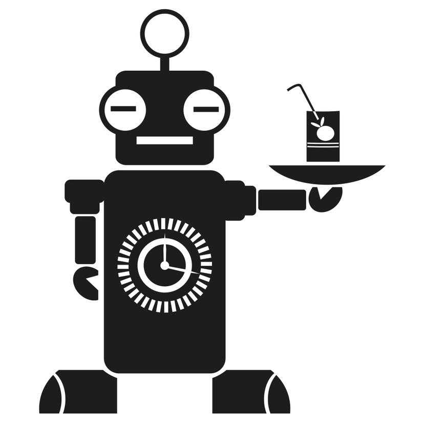 Adesivo murale - Il robot James