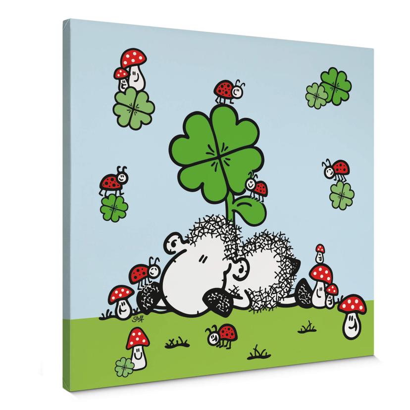 Leinwandbild sheepworld Glücksschaf