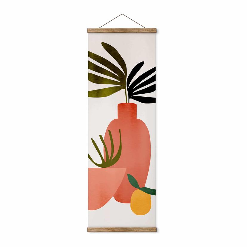 Cubistika Tekstil plakat - Saftig citron